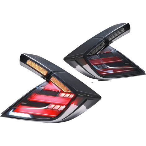 Fanali posteriori a LED, potenza 35W, tensione 12V, 3400LM lumen, indicatori di direzione dinamici, compatibili con le compatte hatchback sportive dal 2016 al 2021 (1/5)