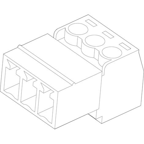 Ersatzteil 8737716734 Stecker PWM 3 pol von BOSCH - 8737716734