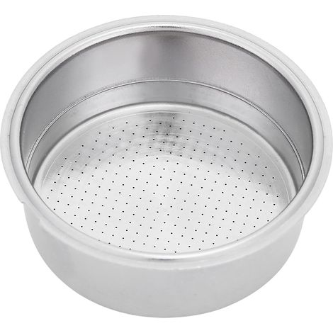 Porte-Filtre À Pression Double Couche De 51 Mm En Acier Inoxydable Accessoire Pour Machine À Café Double Tasse Adapté Aux Maisons Salons De Thé Bars Cafés Etc (1/5)