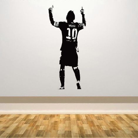 Autocollant amovible Arntine Joueur de football Messi Barcelone (1/2)