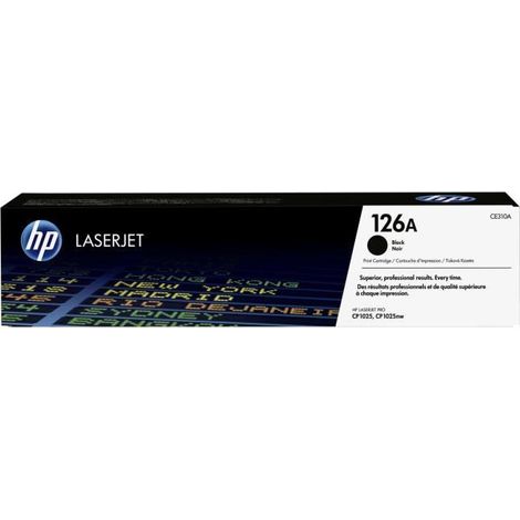 HP 126A Black Original LaserJet Toner Cartridge Cartouche de toner 1 pièce(s) (1/5)