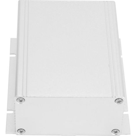 Elektronisches Projektgehäuse aus silberfarbenem Aluminium für Leiterplatten