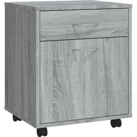 Rollwagen Sonoma grau 45x38x54 cm Ingenieurholz