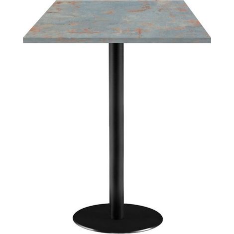 Mange-debout 60 x 60 cm - modèle Rome gris rouille