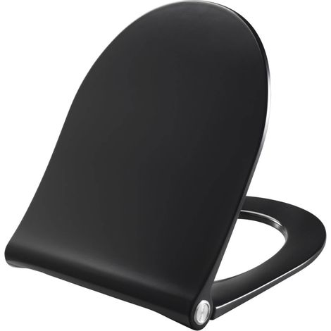 Pressalit WC-Sitz mit Absenkautomatik & Lift-off schwarz 934001BL6999 (1/3)