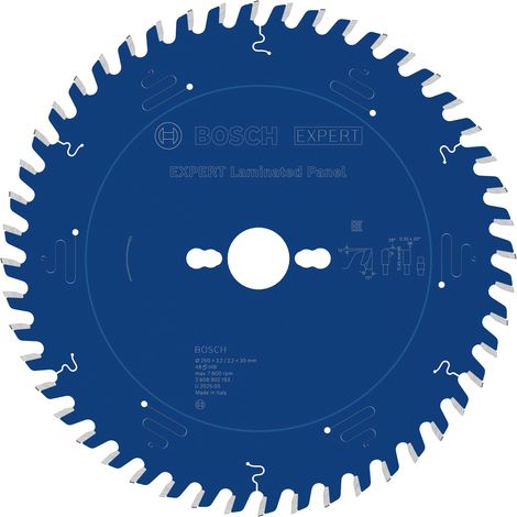 Bosch EXPERT Laminated Panel Circular Saw Blade 250 x 3.2/2.2 x 30mm T48 (1/5)