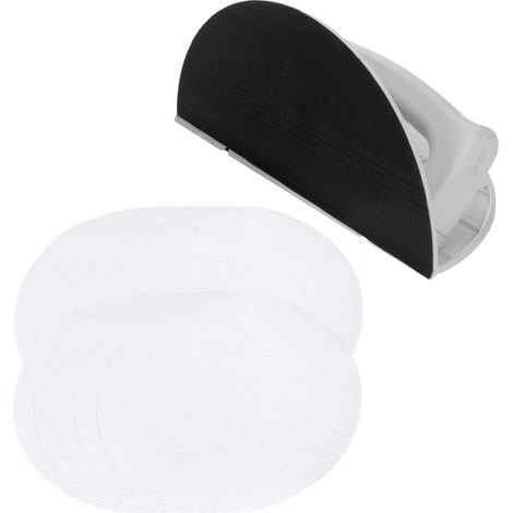Multifunctional semi-circular angle sandpaper tool, self-adhesive semi-circular polishing sandpaper, for carving (1/5)