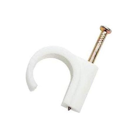 Lot de 10 pinces à clous en plastique pour tuyaux de 15 mm et plus encore (1/2)