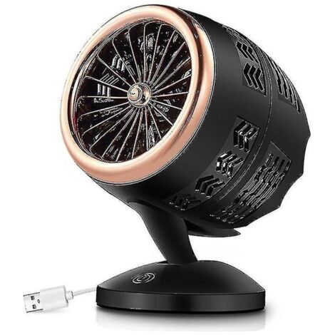 350w Espace USB Chauffage Ventilateur Ventilateur Portable Chauffage Rapide Thermostat Maison (1/4)