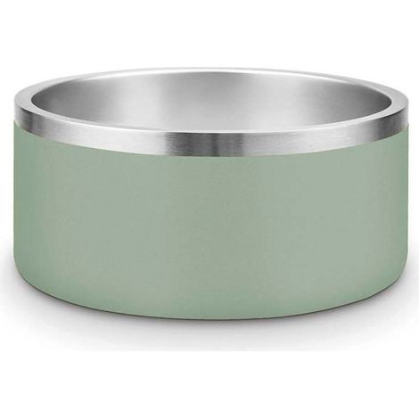 Ciotola in acciaio vintage latte e menta per cani e gatti