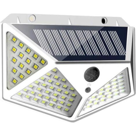 LED Solar-Wandleuchten, PIR-Bewegungsmelder, solarbetriebene Garten- und Straßenleuchte (1/5)
