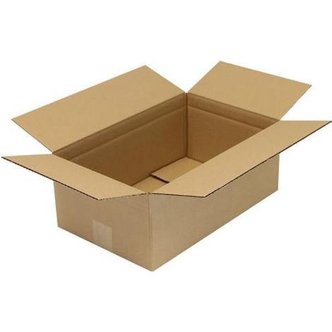 Faltkarton 1-wellig Maße 400x250x150mm Qualität 1.30 C braun TRANSPAK (1/2)
