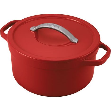 Cocotte Beka Plume Rouge 24cm Cuisson Homogène Et Légère - Beka (1/5)