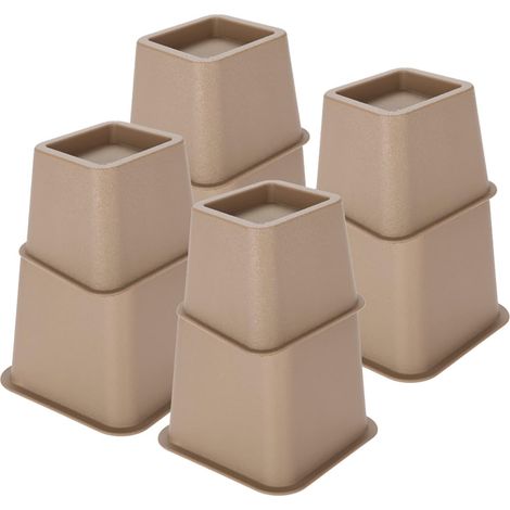 Set aus verstellbaren Bett und Stuhlfüßen mit maximal 8 Zoll (1/5)