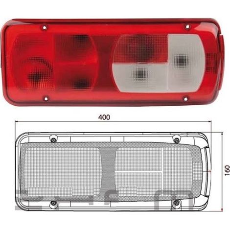 Feu arrière droit DAF CF 75/ 85, 95 XF 105, Volkswagen Crafter, 1914691 2013-2019