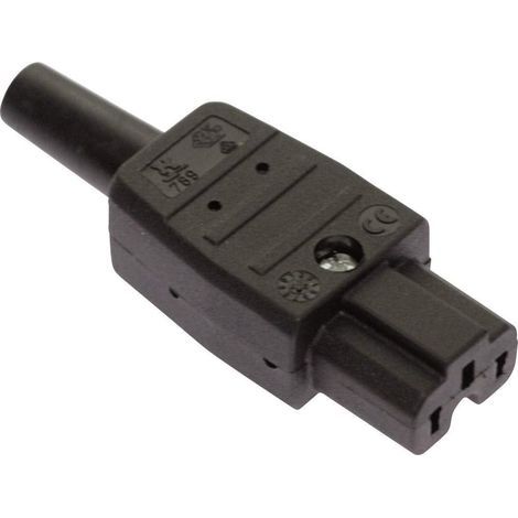 thermoplastisches Kabel mit Stecker Typ C15, beständig bis 155 Grad, 230 V 10 A, für den Innenbereich (1/2)