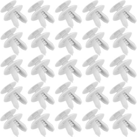 25 Pcs clips voiture,clips plastique voiture,clips de fixation voiture,outillage carrosserie,Rivet Clips Plastique,Rivet Plastique Fixation de Protection,pour Auto Voitures Panneaux de Portes (1/5)