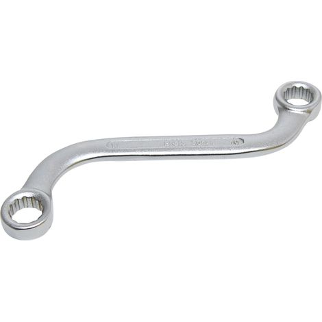 Llave de estrella doble forma de S 12 caras 10 x 11 mm