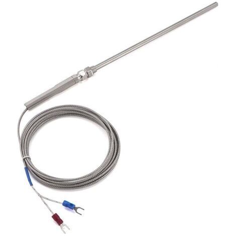 Sondes de Capteur de Thermocouple, Contrôleur de Température Capteur Thermocouple de Type K Haute Température(3m) (1/5)