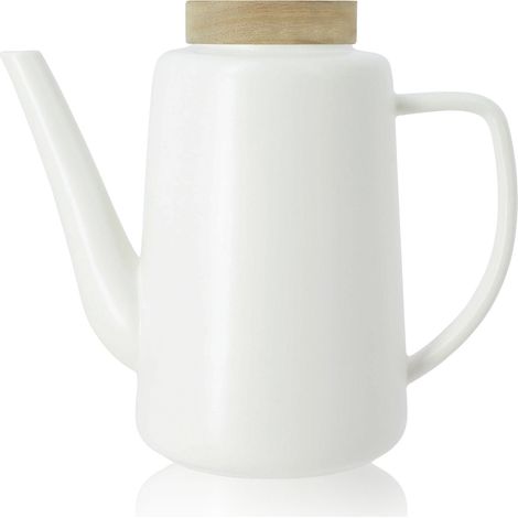 Ogo Théière Enzo porcelaine blanche 1,2L (1/3)