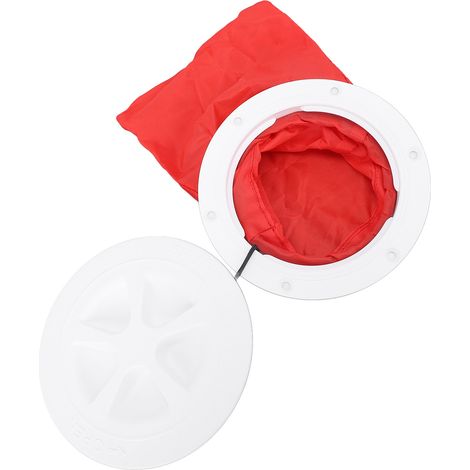 Kit trappe pont 6 pouces avec sac rangement – Couvercle étanchéité circulaire marine yachts bateau kayak blanc, accès (1/5)