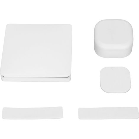 Interrupteur sans fil à 1 bouton avec générateur automatique d'alimentation CA 100-250 V et kit récepteur pour éclairage mural intelligent à distance (1/5)