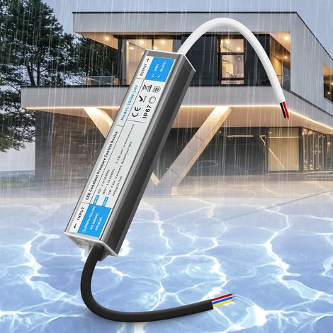24V 150W Alimentation LED Driver Extérieur Etanche IP67, 220V 24V AC 150W 6,25A LED Transformateur Ultra Fin LEDs Transfo Alimentation à Découpage Convertisseur De Tension AC à DC Pour LEDs (1/5)