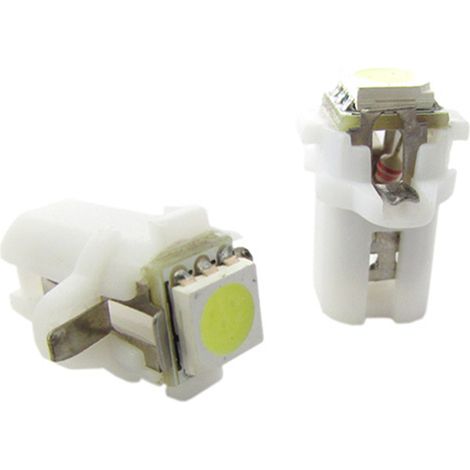 Lampada Led T5 B8.3D B8,3D Bianco Ghiaccio Luci Cruscotto e Strumentazione 12V (1/3)