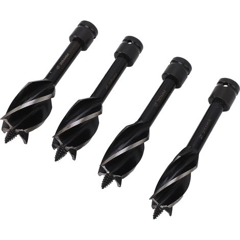 4-teiliges Holzbohrer-Set mit 4 Schneiden, abnehmbarem Sechskantschaft und effizientem Bohrer-Set (1/5)