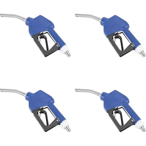 Lot de 4 pistolets à injection automatique DEF/AdBlue en acier inoxydable 3/4" NPT avec pompe de transfert DEF pivotante, pistolet à carburant pour voiture (1/5)