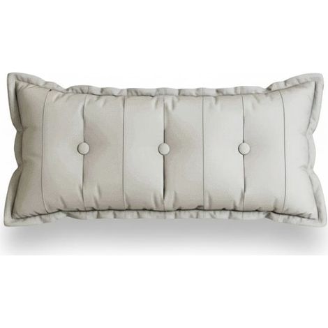 Coussin de soutien lombaire rectangulaire - Beige 160 cm (1/5)