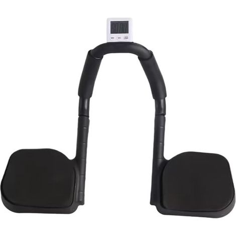 Bauchmuskeltrainer – Core-Trainer – Heimtraining – Integrierter Timer – Kompaktes Design – Schwarz