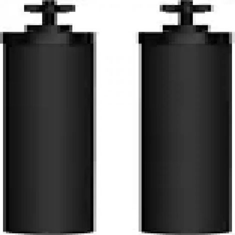 Lot de 2 Filtres de rechange, Charbon actif, Coque de noix de coco, Sans BPA, Pour système de purification d'eau (1/5)