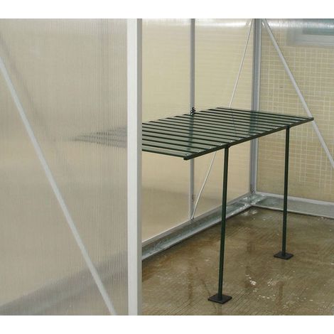 Table simple murale 120x52.2x79 gris laqué (1/2)