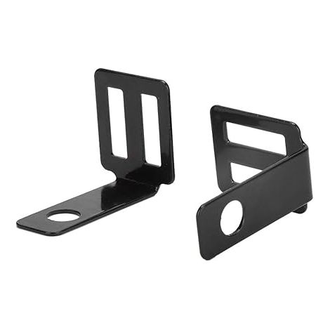 SHINING HOUSE Blinkerhalterung, Universal-Metall-Motorrad-Heckblinkerhalterung, Motorrad-Lampenfassung, Anhängerzubehör, 2 Stück (schwarz) (1/4)