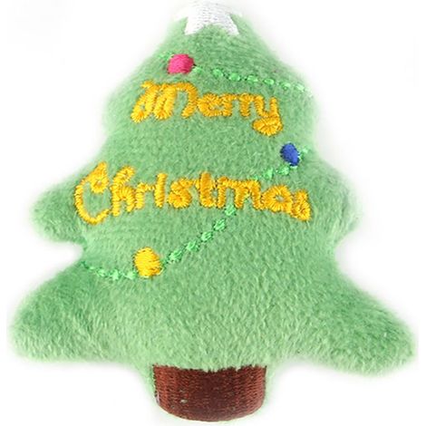 Peluche douce sur le thème de Noël, adorable, coutures fines, résistante aux morsures, pour animaux de compagnie, type 1 (1/5)