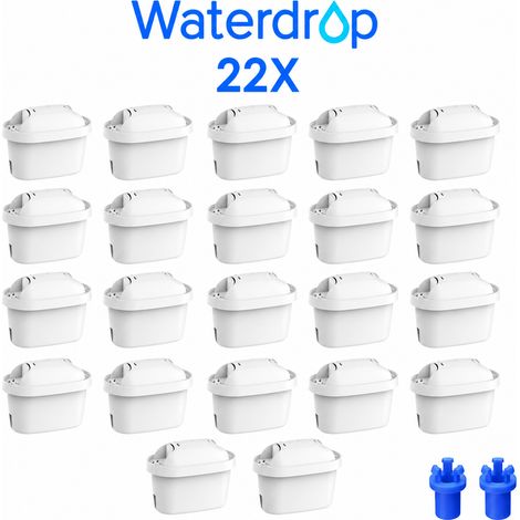 Waterdrop Cartouche de Filtre à Eau, Remplacement pour Brita® Maxtra+® Plus, Maxtra Pro® All-in-1, Compatible avec Brita® Carafe Filtrante, Réduire les PFAS, PFOA/PFOS, TÜV SÜD, NSF Certifiée (22) (1/5)