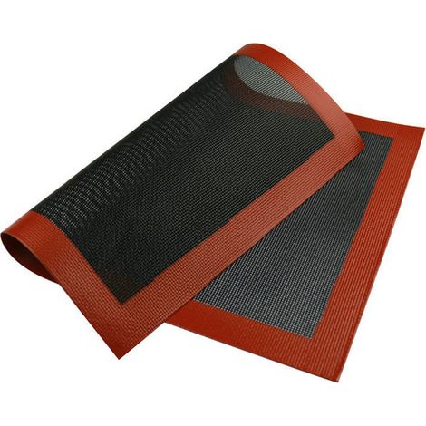 Lntyq Tapis de Cuisson 30x40cm, 2 Pièces Tapis Patisserie, Réutilisable Tapis Cuisson Silicone Four, Tapis de Four Micro-Perforés en Silicone, Tapis de Four en Silicone, Anti-adhésif et Antidérapant,