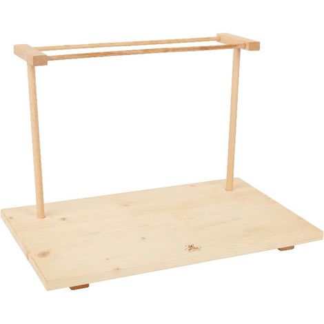 Tagliere in Legno di Faggio + Supporto Stendi Affettati 40 x 22,5 x 31 cm (1/2)