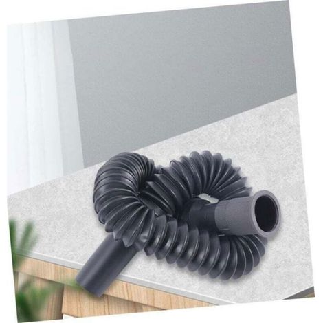 Tuyau D'évacuation - Flexible Extensible 30 À 60 Cm - Pour Évier Cuisine Lavabo Salle De Bain Machine À Laver - 1 Pièce (1/5)
