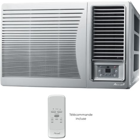 Airwell – Climatiseur monobloc 3,5kW Froid seul – Technologie Inverter – Aucune unité extérieure – Déshumidification 1,2 L/h – 45 dB(A)