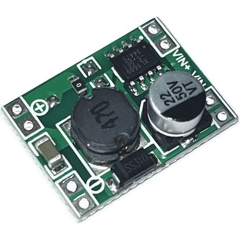 Le module abaisseur compact XL1509 convertit 5V-40V en 1,2-35V avec une tension de sortie réglable.