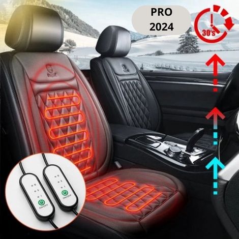 Riscaldatore per sedile auto, cuscino riscaldante con 2 impostazioni di calore, riscaldatore elettrico per sedile auto, nero/12V/1 pezzo (1/5)