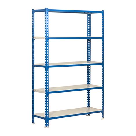 Etagère 5 niveaux Simonrack KIT SIMONCLICK PLUS 5/400 bleu/blanc 2000x1000x400mm (1/5)