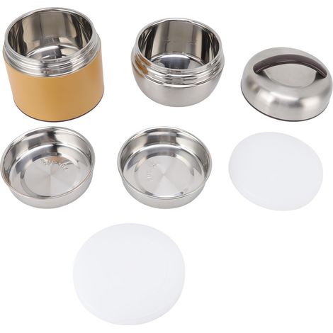 Boîte repas isotherme en acier inoxydable 1,5L, bento étanche pour déjeuner, bureau et voyage (1/5)