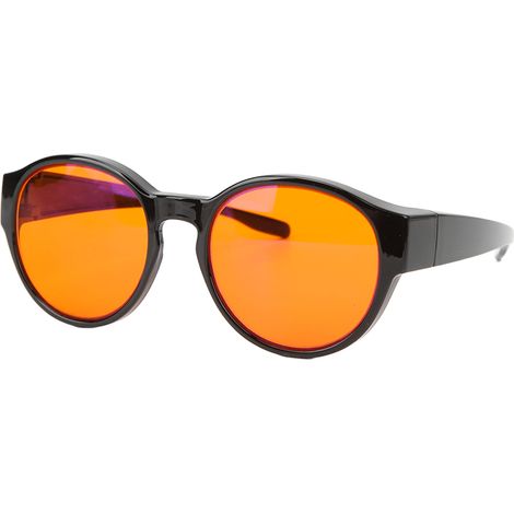Blaulichtfilterbrille mit leistungsstarkem Profifilter beugt Gaming-Ermüdung, Blendung und UV-bedingter Augenbelastung vor (rund) (1/5)