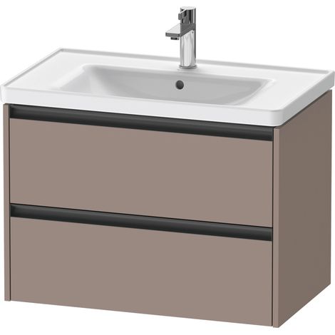 Duravit Ketho.2 mueble bajo lavabo suspendido, 2 cajones,