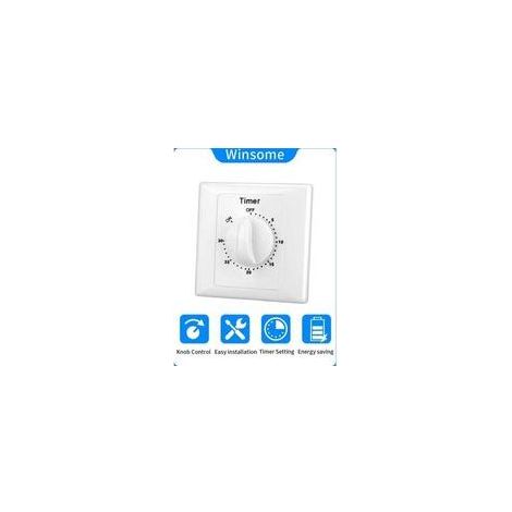 AC 220 V Interrupteur Minuterie Pompe Haute Performance Commande Électronique Compte à Rebours Mécanique Socket Time Switch-30min (1/5)