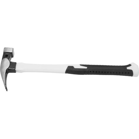 Marteau à griffes en acier à haute teneur en carbone, surface antidérapante, manche long, pour le travail du bois (1/5)