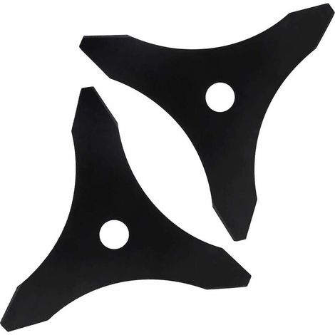 Cuchilla universal de 3 dientes para desbrozadora, ideal para maleza fresca y siega, compatible con Stihl, Husqvarna y Mitox.
